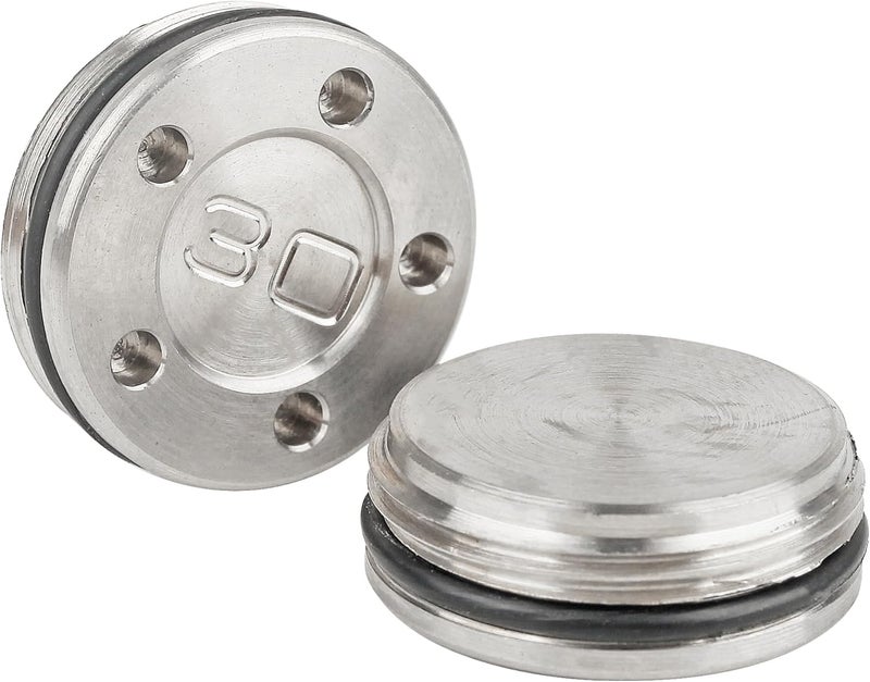 FoFoFo Golf Putter Weights Compatible with Scotty Cameron 2pcs 5g/10g/15g/20g/25g/30g/35g/40g/45g Compatible with Titleist Scotty Cameron Putter Newport Silver - Image 2